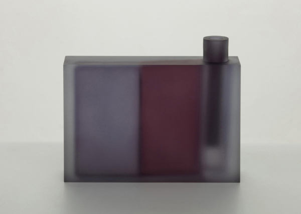 Block (Blue Gray, Burgundy and Smoky Gray in Gray) / vase / acrylic / 25 x 5 x 20(h) cm&amp;nbsp;