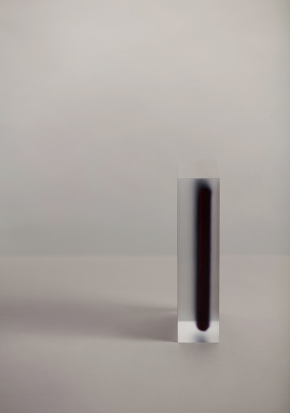 Block (Smoky Black) / acrylic / 16 x 6 x 21(h)cm