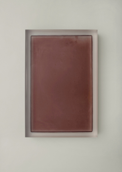 Block (Earthy Brown) / acrylic / 33 x 6 x 49(h) cm