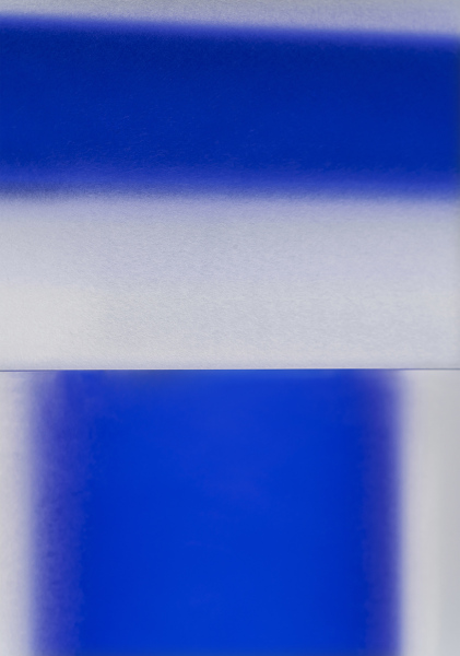 Blue Horizon Table / acrylic / 36 x 40 x 40(h) cm