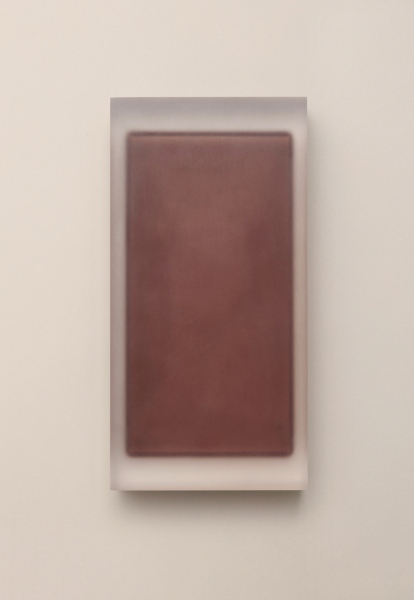 Block (Brown) / acrylic / 15 x 6 x 29(h) cm