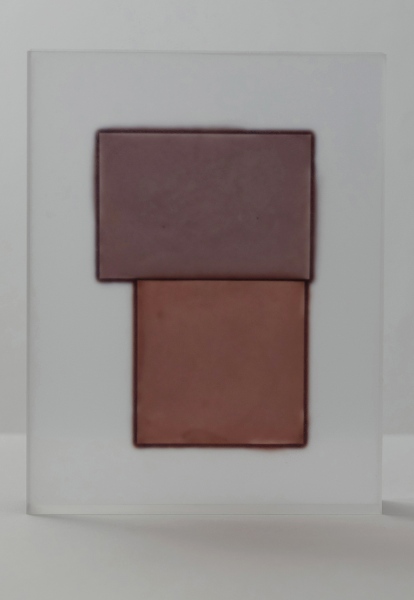 Block (Brown on Earthy Brown), 2020 / acrylic / 17 x 4 x 22(h) cm